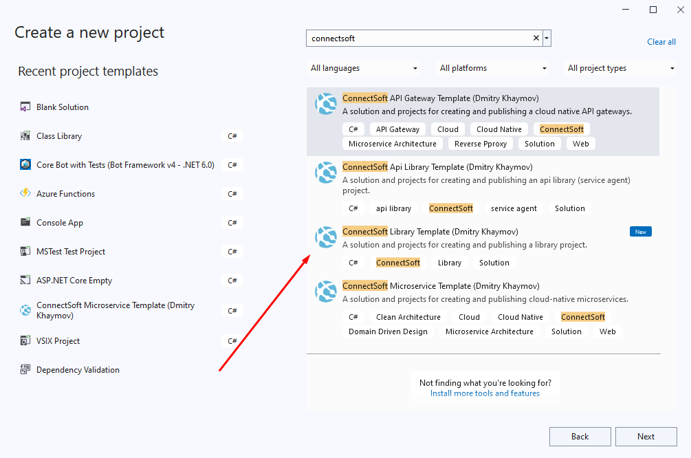 ConnectSoft Library Template